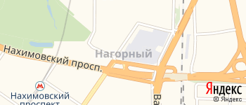 район Нагорный на Яндекс карте