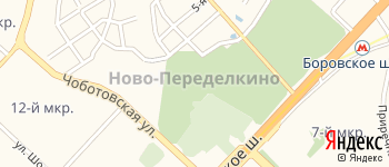 район Ново-Переделкино на Яндекс карте