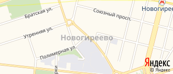 район Новогиреево на Яндекс карте