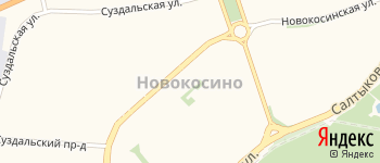 район Новокосино на Яндекс карте