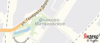 район Очаково-Матвеевское на Яндекс карте