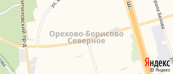 район Орехово-Борисово Северное на Яндекс карте
