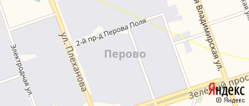 район Перово на Яндекс карте