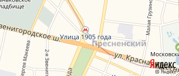 район Пресненский на Яндекс карте