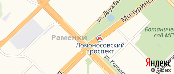 район Раменки на Яндекс карте