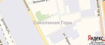 район Соколиная гора на Яндекс карте