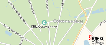 район Сокольники на Яндекс карте
