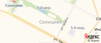 район Солнцево на Яндекс карте