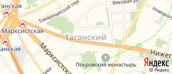 район Таганский на Яндекс карте