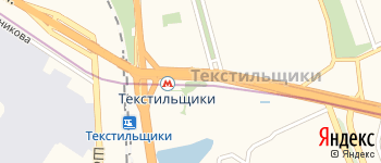 район Текстильщики на Яндекс карте