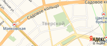 район Тверской на Яндекс карте