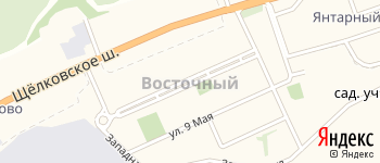 район Восточный на Яндекс карте