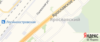 район Ярославский на Яндекс карте