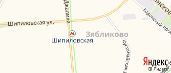район Зябликово на Яндекс карте