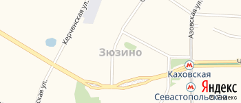 район Зюзино на Яндекс карте