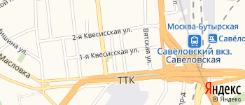 Раздельная улица на Яндекс карте