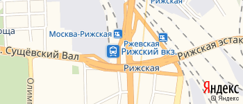 Рижская площадь на Яндекс карте