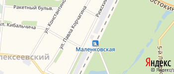 Рижский проезд на Яндекс карте