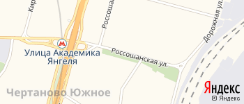 Россошанская улица на Яндекс карте