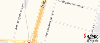 Россошанский проезд на Яндекс карте