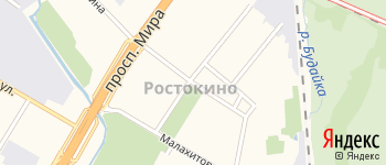 Ростокинская улица на Яндекс карте