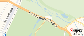 Ростокинский проезд на Яндекс карте