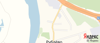 Рублёвская улица на Яндекс карте