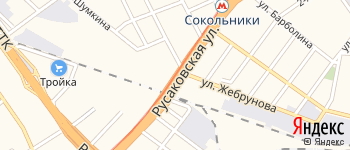 Русаковская улица на Яндекс карте
