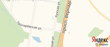 Рузская улица на Яндекс карте