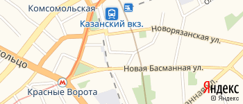 Рязанский переулок на Яндекс карте