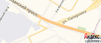 Рязанский проспект на Яндекс карте