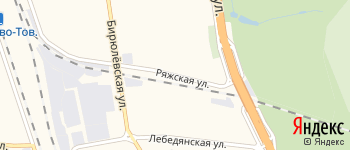 Ряжская улица на Яндекс карте