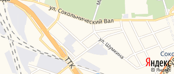 Рыбинский переулок на Яндекс карте