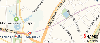 Садовая-Кудринская улица на Яндекс карте