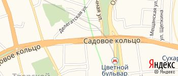Садовая-Самотёчная улица на Яндекс карте