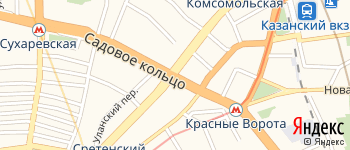 Садовая-Спасская улица на Яндекс карте