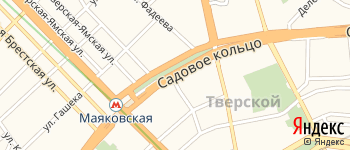 Садовая-Триумфальная улица на Яндекс карте