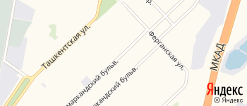 Самаркандский бульвар на Яндекс карте