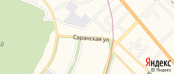 Саранская улица на Яндекс карте