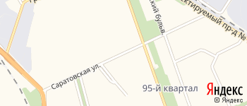 Саратовская улица на Яндекс карте