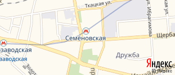 Семёновская площадь на Яндекс карте