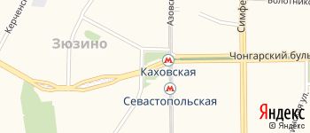 Севастопольская площадь на Яндекс карте