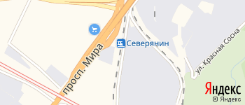 Северянинский проезд на Яндекс карте