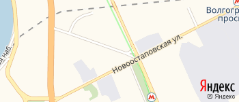 Шарикоподшипниковская улица на Яндекс карте