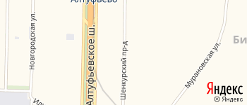 Шенкурский проезд на Яндекс карте