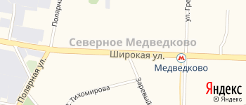 Широкая улица на Яндекс карте