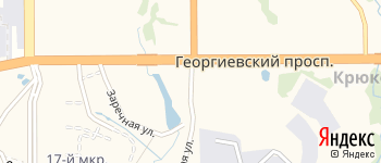 Школьная улица (Крюково) на Яндекс карте