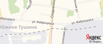 Сходненская улица на Яндекс карте