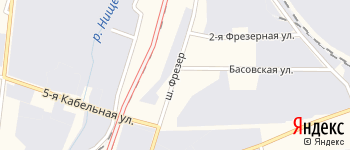шоссе Фрезер на Яндекс карте