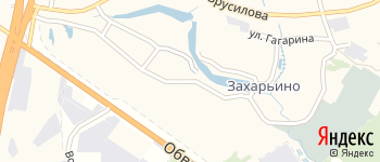 Шоссейная улица (дер. Захарьино) на Яндекс карте